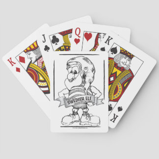 Gus beim Kartenspielen - s&w Gus mit BANNER Spielkarten