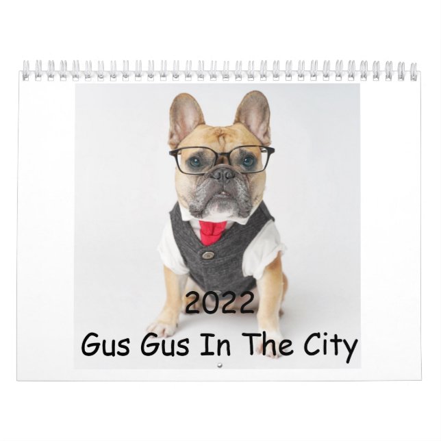 Gus Gus im Kalender der Stadt 2022 (Titelbild)