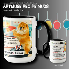 GUS GUSI Chow Art Muse Recipe Tasse