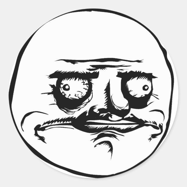 Gusta-Aufkleber Runder Aufkleber (Vorderseite)