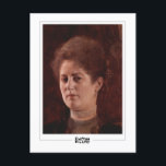 Gustav Klimt #142 - Kunsthandwerkskarte Postkarte<br><div class="desc">Gustav Klimt - Portrait einer Dame 1894. Art & Signatur Postkarte #142 von The Zedign House. Weitere Bilder und Designs von Gustav Klimt - Gemälde & Zeichnungen finden Sie unter https://books.zedign.com/zas/166.html</div>