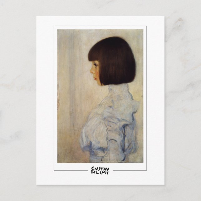 Gustav Klimt #187 - Kunsthandwerkskarte Postkarte (Vorderseite)