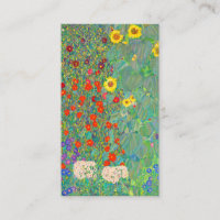 Gustav Klimt 1907, Bauerngarten mit Sonnenblumen.