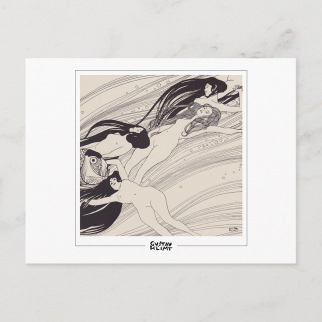 Gustav Klimt #341 - Kunstpostkarte Postkarte (Vorderseite)