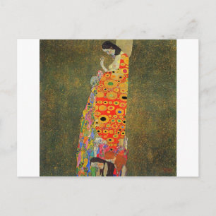 Gustav Klimt Abandoned Hope Postkarte