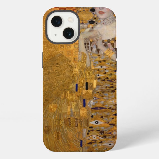 Gustav Klimt - Adele Bloch-Bauer I. iPhone Hülle (Rückseite)