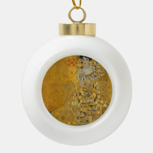 Gustav Klimt - Adele Bloch-Bauer I Keramik Kugel-Ornament