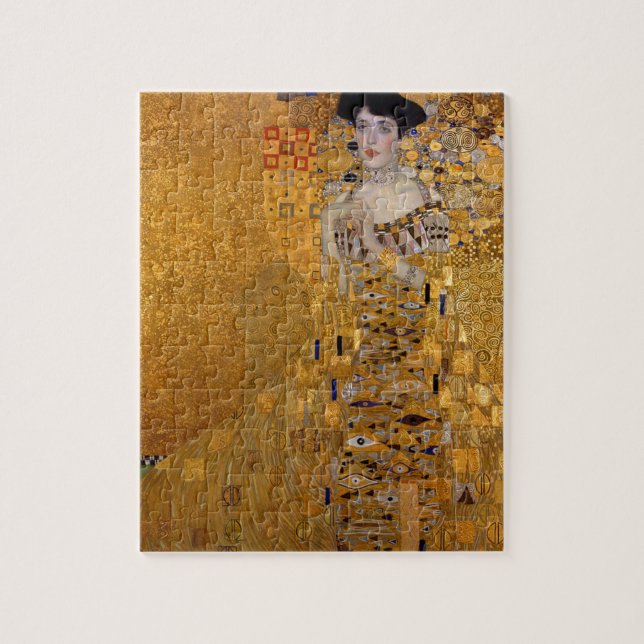 Gustav Klimt - Adele Bloch-Bauer I Malerei Puzzle (Vertikal)