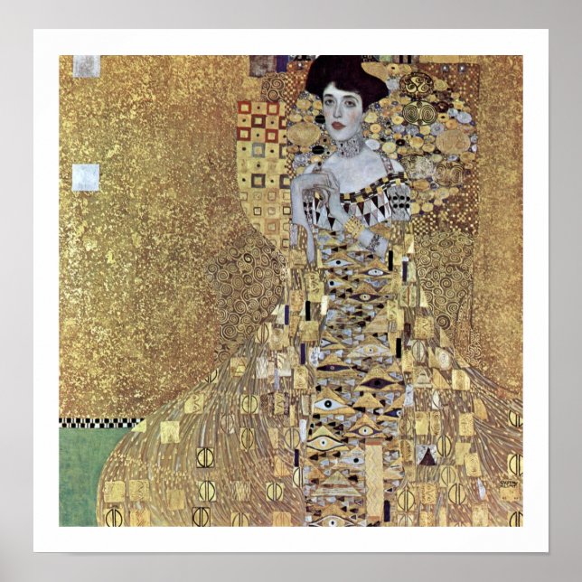 Gustav Klimt ~ Adele Bloch-Bauer I Poster (Vorne)