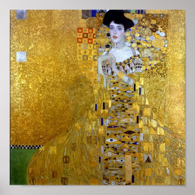 Gustav Klimt Adele Bloch-Bauer I Poster (Vorne)