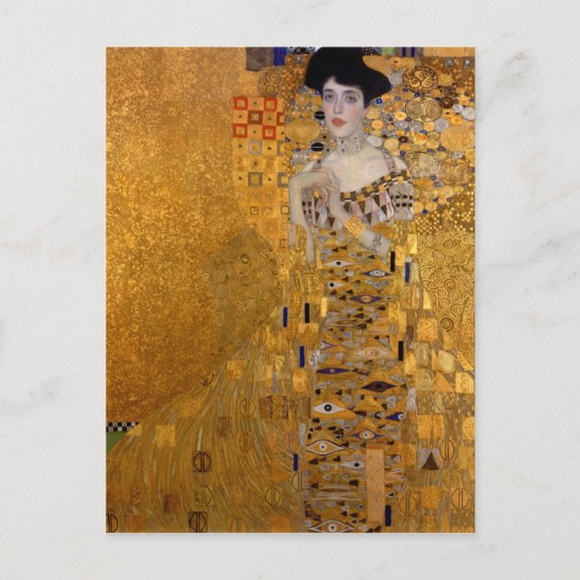 Gustav Klimt - Adele Bloch-Bauer I. Postkarte (Vorderseite)