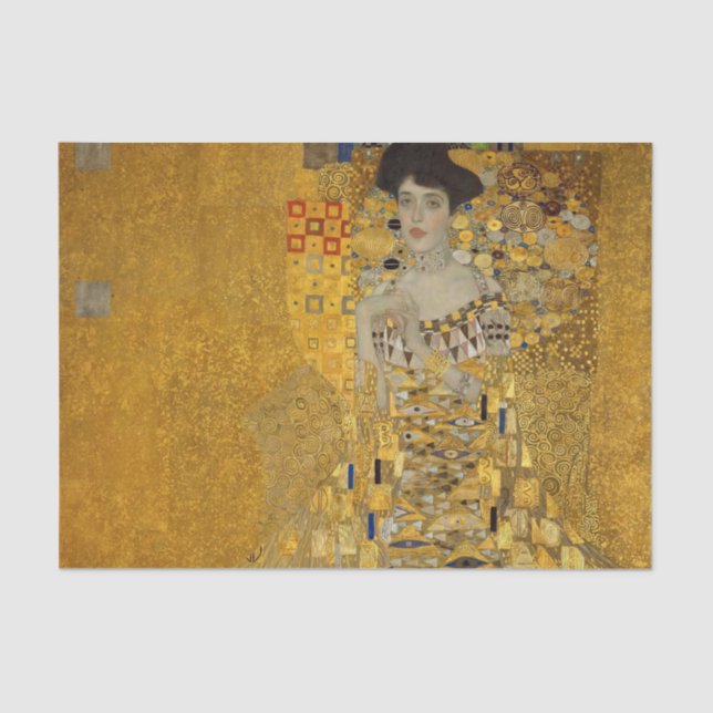 Gustav Klimt - Adele Bloch-Bauer I Seidenpapier (Vorderseite)