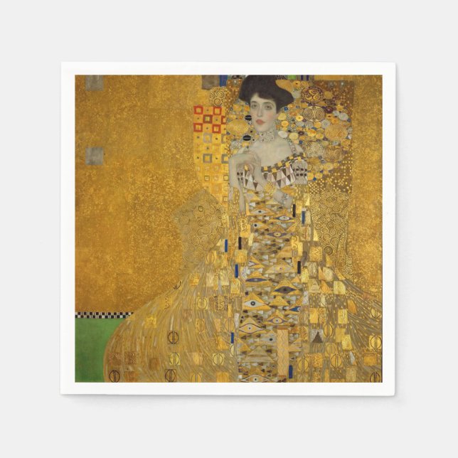 Gustav Klimt - Adele Bloch-Bauer I Serviette (Vorderseite)