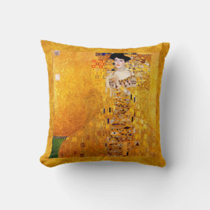 Gustav Klimt Adele Bloch-Bauer Vintager Jugendstil Kissen
