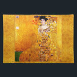 Gustav Klimt Adele Bloch-Bauer Vintager Jugendstil Stofftischset<br><div class="desc">Gustav Klimt Portrait von Adele Bloch-Bauer I Art Nouveau Malerei Portrait von Adele Bloch-Bauer I ist ein 1907 Gemälde von Gustav Klimt. Das erste von zwei Porträts, die Klimt von Bloch-Bauer gemalt hat, wird als das letzte und repräsentativste Werk seiner goldenen Phase bezeichnet. Dieses Gemälde, das drei Jahre dauerte, wurde...</div>
