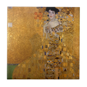 Gustav Klimt // Adele Bloch-Bauers Portrait. Fliese