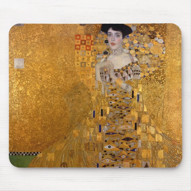 Gustav Klimt // Adele Bloch-Bauers Portrait. Mousepad (Vorne)