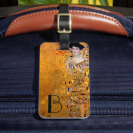 Gustav Klimt Adele Portrait Mit Monogramm Gepäckanhänger