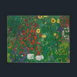 Gustav Klimt - Agrargarten mit Blume Fußmatte<br><div class="desc">Gustav Klimt - Agrargarten mit Blume</div>
