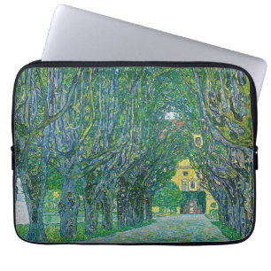 Gustav Klimt - Allee im Park Schloss Kammer Laptopschutzhülle