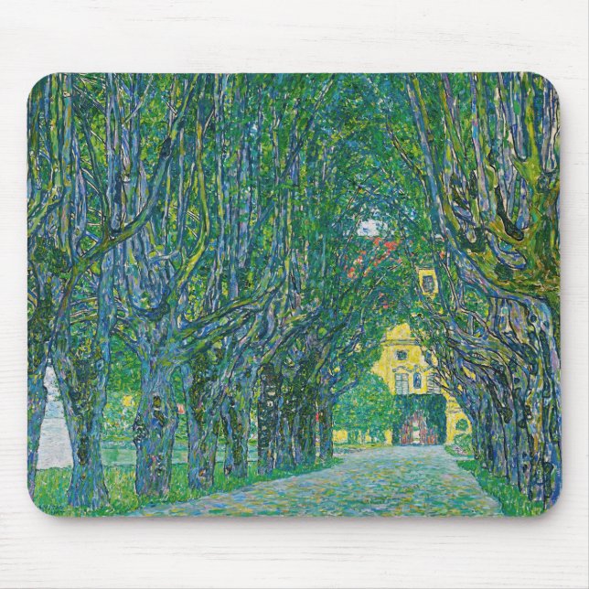 Gustav Klimt - Allee im Park Schloss Kammer Mousepad (Vorne)