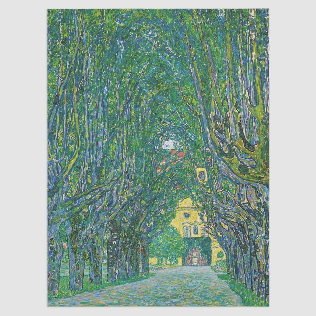 Gustav Klimt - Allee im Park Schloss Kammer Seidenpapier (Von Creator hochgeladen)