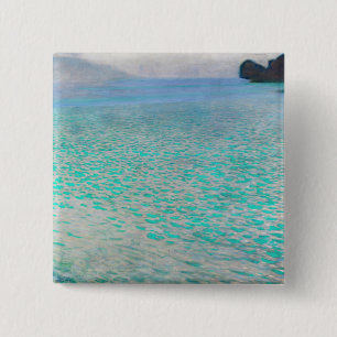 Gustav Klimt - Am Attersee Button