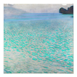 Gustav Klimt - Am Attersee Fotodruck