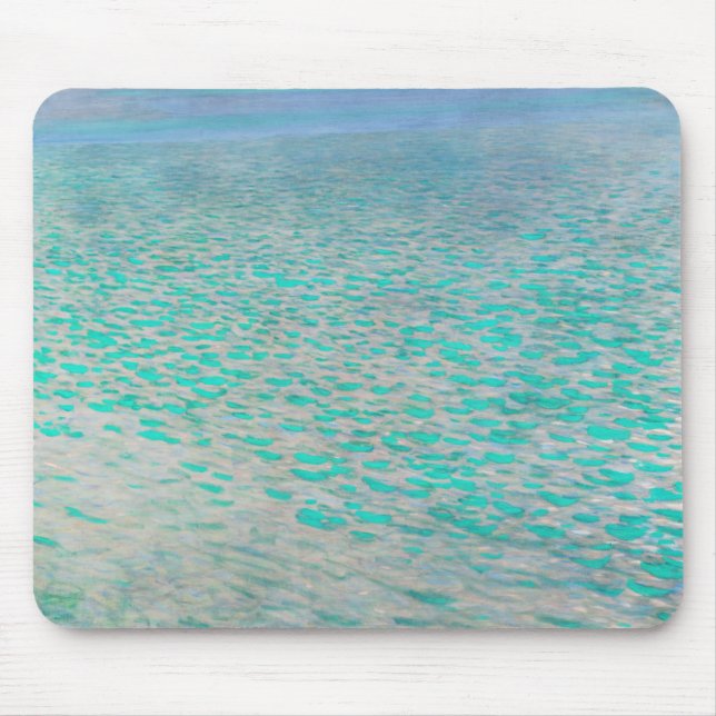 Gustav Klimt - Am Attersee Mousepad (Vorne)