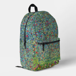 Gustav Klimt - Apfelbaum Bedruckter Rucksack