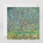 Gustav Klimt - Apfelbaum Einladung<br><div class="desc">Apfelbaum I - Gustav Klimt,  Öl auf Leinwand,  1907</div>