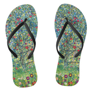 Gustav Klimt - Apfelbaum Flip Flops