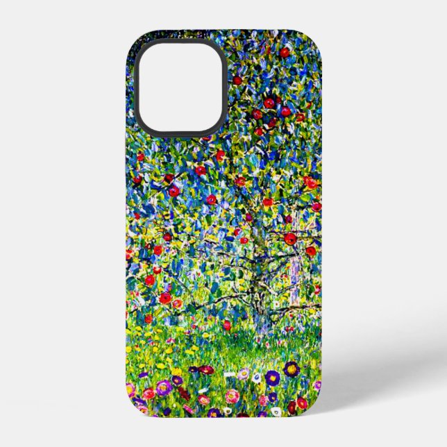 Gustav Klimt Apfelbaum iPhone Hülle (Rückseite)