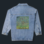 Gustav Klimt - Apfelbaum Jeansjacke<br><div class="desc">Apfelbaum I - Gustav Klimt,  Öl auf Leinwand,  1907</div>