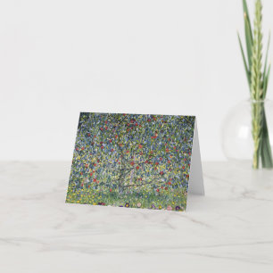Gustav Klimt Apfelbaum-Karte Karte