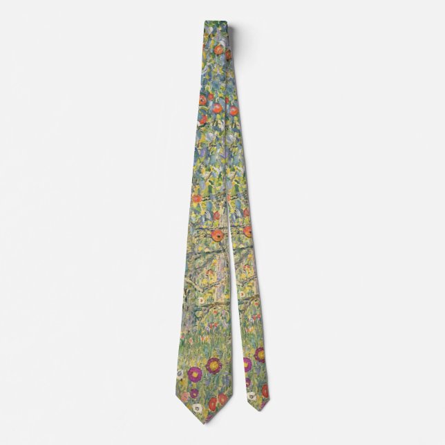 Gustav Klimt Apfelbaum Krawatte (Vorderseite)