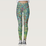 Gustav Klimt - Apfelbaum Leggings<br><div class="desc">Apfelbaum I - Gustav Klimt,  Öl auf Leinwand,  1907</div>