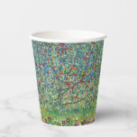 Gustav Klimt - Apfelbaum Pappbecher<br><div class="desc">Apfelbaum I - Gustav Klimt,  Öl auf Leinwand,  1907</div>