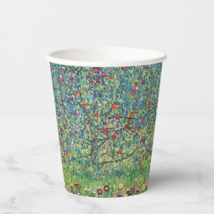 Gustav Klimt - Apfelbaum Pappbecher