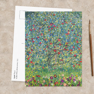 Gustav Klimt - Apfelbaum Postkarte