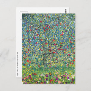 Gustav Klimt - Apfelbaum Postkarte