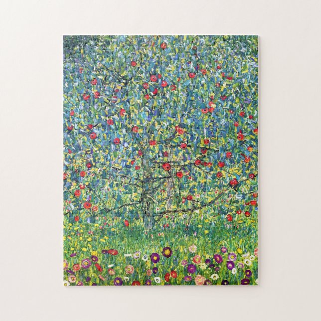 Gustav Klimt: Apfelbaum Puzzle (Vertikal)
