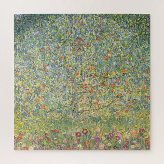 Gustav Klimt Apfelbaum Puzzle (Vertikal)