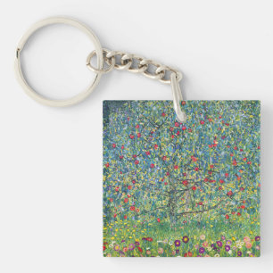 Gustav Klimt - Apfelbaum Schlüsselanhänger