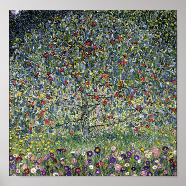 Gustav Klimt Apple Tree Apple Tree Poster (Vorne)