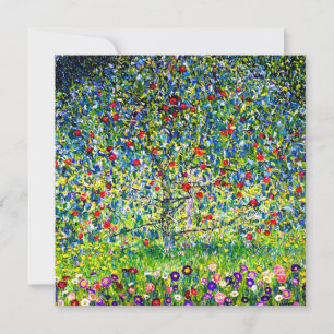 Gustav Klimt Apple Tree Einladung