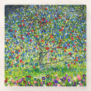 Gustav Klimt Apple Tree Glasuntersetzer