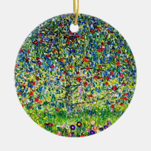 Gustav Klimt Apple Tree Keramik Ornament