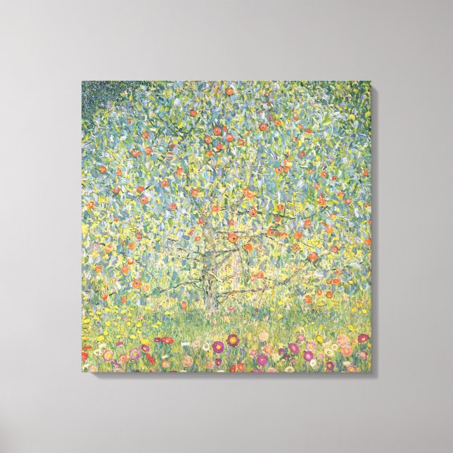 Gustav Klimt Apple Tree Leinwanddruck (Vorderseite)