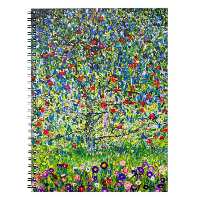 Gustav Klimt Apple Tree Notizblock (Vorderseite)